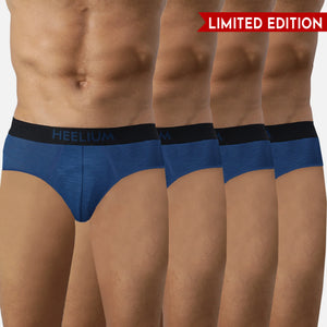 Heelium Bamboo Underwear Brief for Men - Pack of 4