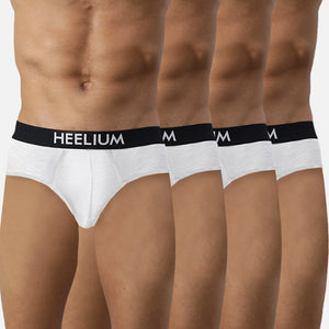 Heelium Bamboo Underwear Brief for Men - Pack of 4