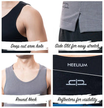 Load image into Gallery viewer, Heelium Bamboo Vest for Men - Pack of 3