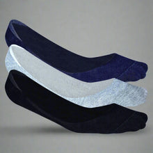 Load image into Gallery viewer, Heelium Bamboo No Show Socks for Women (Solid) - Pack of 3