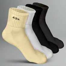 Load image into Gallery viewer, Heelium Bamboo Quarter Socks for Women - 4 Pairs