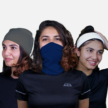 Load image into Gallery viewer, Heelium Bamboo Bandana For Women- Set of 3