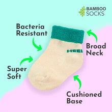 Load image into Gallery viewer, Heelium Bamboo Baby Socks - 4 Pairs