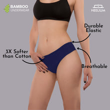 Load image into Gallery viewer, Heelium Bamboo Underwear Brief for Women - Pack of 4