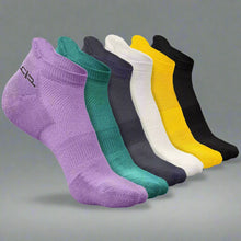 Load image into Gallery viewer, Heelium Bamboo Men Ankle Socks - 6 Pairs