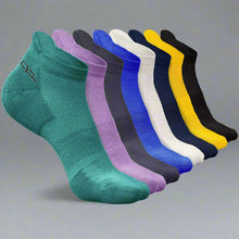 Load image into Gallery viewer, Heelium Bamboo Men Ankle Socks - 8 Pairs