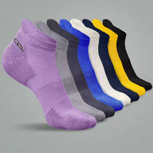 Load image into Gallery viewer, Heelium Bamboo Men Ankle Socks - 8 Pairs