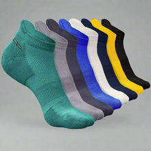 Load image into Gallery viewer, Heelium Bamboo Men Ankle Socks - 8 Pairs