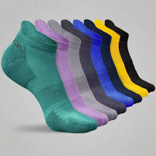 Load image into Gallery viewer, Heelium Bamboo Men Ankle Socks - 8 Pairs