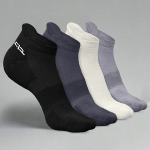 Bamboo Men Ankle Socks - 4 Pairs