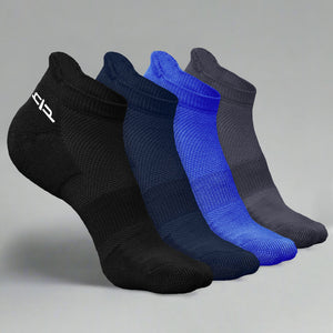 Bamboo Men Ankle Socks - 4 Pairs