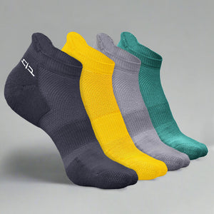 Bamboo Men Ankle Socks - 4 Pairs