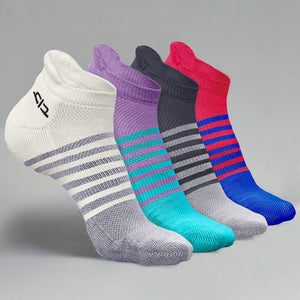 Bamboo Men Ankle Socks (Striped) - 4 Pairs