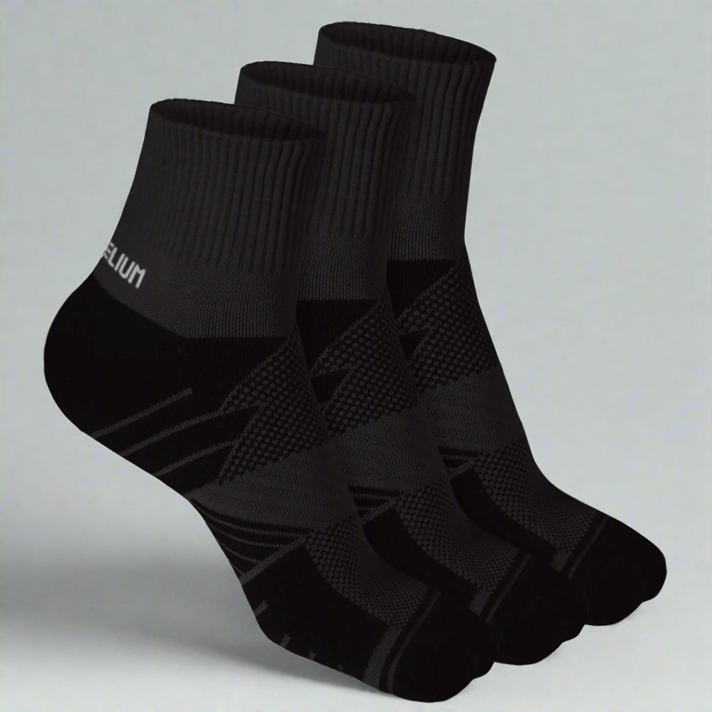 Heelium Bamboo Athletic Socks - 3 Pairs