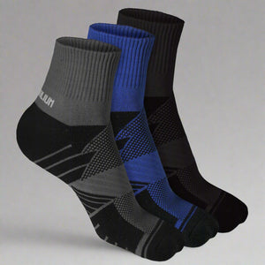 Heelium Bamboo Athletic Socks - 3 Pairs