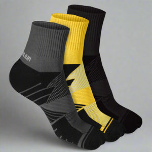 Heelium Bamboo Athletic Socks - 3 Pairs