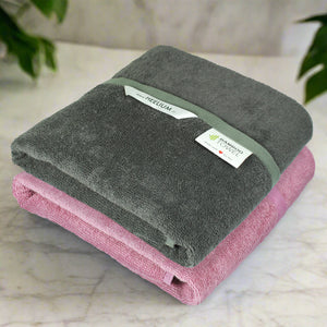 Bamboo Bath Towel 400 GSM - Set of 2