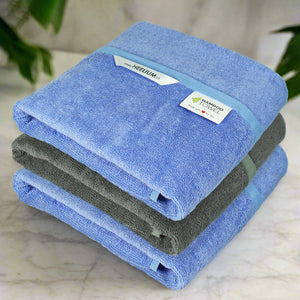 Bamboo Bath Towel 400 GSM - Set of 3