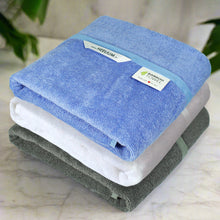 Load image into Gallery viewer, Bamboo Bath Towel 400 GSM - Set of 3