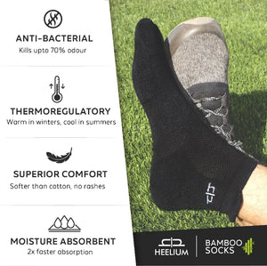 Bamboo Men Ankle Socks - 2 Pairs