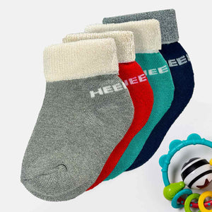 Heelium Bamboo Baby Socks - 4 Pairs
