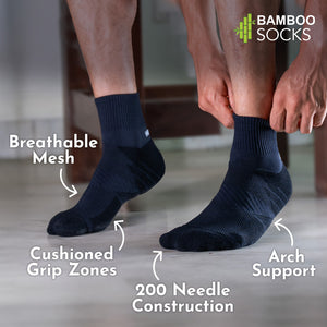 Heelium Bamboo Athletic Socks - 1 Pair