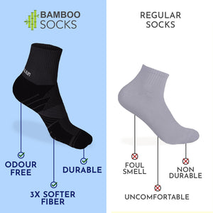 Heelium Bamboo Athletic Socks - 1 Pair