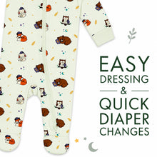 Load image into Gallery viewer, HEELIUM Bamboo Footed Sleepsuit