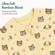 Load image into Gallery viewer, HEELIUM Bamboo Footed Sleepsuit