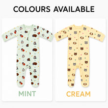 Load image into Gallery viewer, HEELIUM Bamboo Footed Sleepsuit