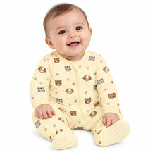 Load image into Gallery viewer, Heelium Bamboo Footed Sleepsuit