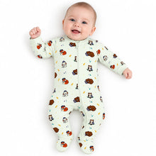 Load image into Gallery viewer, Heelium Bamboo Footed Sleepsuit
