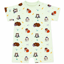 Load image into Gallery viewer, HEELIUM Bamboo Baby Short Romper
