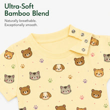Load image into Gallery viewer, HEELIUM Bamboo Baby Short Romper