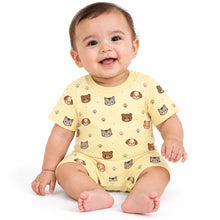 Load image into Gallery viewer, Heelium Bamboo Baby Short Romper