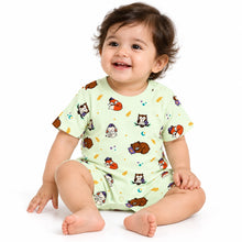 Load image into Gallery viewer, Heelium Bamboo Baby Short Romper