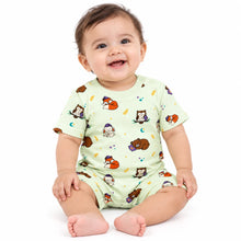 Load image into Gallery viewer, Heelium Bamboo Baby Short Romper