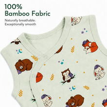 Load image into Gallery viewer, Heelium Bamboo Baby Kimono Bodysuit for Babies (Unisex)