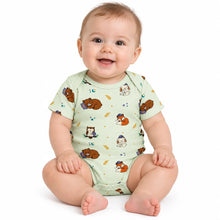 Load image into Gallery viewer, Heelium Bamboo Baby Envelope Neck Bodysuit