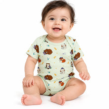 Load image into Gallery viewer, Heelium Bamboo Baby Envelope Neck Bodysuit