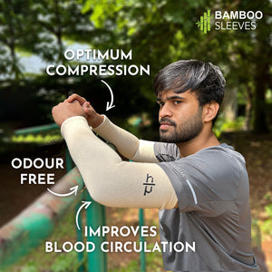 Bamboo Full Arm Compression Sleeve - Pack of 2