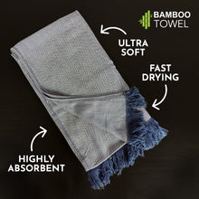 Load image into Gallery viewer, Bamboo Turkish Bath Towel