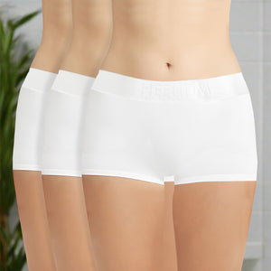 Heelium Bamboo Boyshorts Underwear for Women - Pack of 3