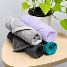 Load image into Gallery viewer, Heelium Bamboo Face Towels - Set of 4