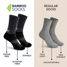 Load image into Gallery viewer, HEELIUM Bamboo Athletic Crew Socks for Men &amp; Women  - 1 Pairs