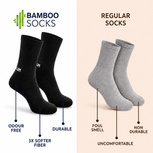 Load image into Gallery viewer, HEELIUM Bamboo Athletic Crew Socks for Men &amp; Women  - 1 Pairs