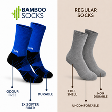 Load image into Gallery viewer, HEELIUM Bamboo Athletic Crew Socks for Men &amp; Women  - 1 Pairs