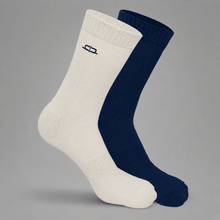 Load image into Gallery viewer, Heelium Bamboo Men Crew Socks (Solids) - 2 Pairs