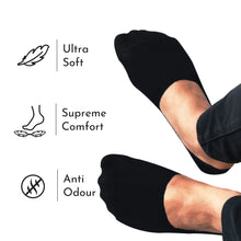 Load image into Gallery viewer, Bamboo No Show Socks for Women (Solid) - Pack of 4