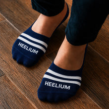 Load image into Gallery viewer, Heelium Bamboo No Show Socks for Men (Stripes) - Pack of 4
